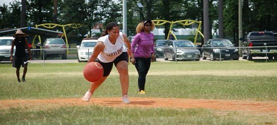 Lead volunteer at a youth event